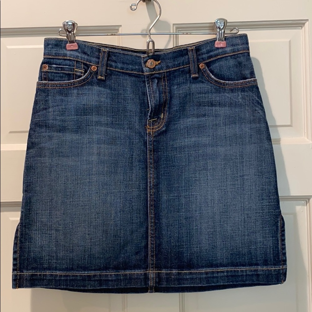 David Kahn denim skirt.